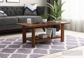 Round coffee table mid century. Buy Tanner Coffee Table Exotic Teak Finish Online In India Wooden Street