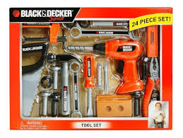 Black And Decker Tool Boxes Amazon Com Black And Decker Junior 24 Piece Tool Set Window Box Toys Games Black Decker Tool Set Window Box