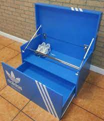 coolest item of the year an adidas storage cabinet to hold your og collecti shoe box storage giant shoe box shoe storage