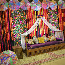 15 gorgeous moroccan bohemian party decor ideas. Mehndi Party Decor Novocom Top