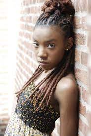 Anje Thompson S Loc Updo Serious Up Top With A Party In The Back African Hairstyles For Kids Locs Hairstyles Hair Styles