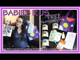 Babies R Us Baby Registry Gift Bag Whats Inside The Free Bag They Give Baby Gift Registry Baby Registry Gift Bags Baby Shower Registry