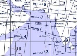 High And Low Altitude Enroute Chart Middle East Me H L 7 8 Jeppesen Me H L 7 8