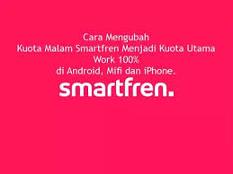 Apakah bisa mengubah kuota malam smartfren menjadi kuota reguler atau kuota biasa yang bisa digunakan selama 24 jam termasuk di siang hari? Cara Mengubah Kuota Malam Smartfren Menjadi Kuota Utama Work 100 Di Android Mifi Dan Iphone Android31