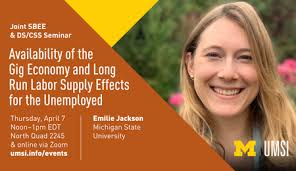 Joint SBEE & DS/CSS Seminar: Emilie Jackson