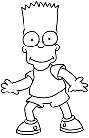 Adhesivo de homer simpson enfadao, haciendo gesto con las manos. The Simpsons Coloring Pages