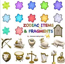 All Items And Fragments Star Of The Zodiac Todos Los Objetos Y Fragmentos Del Zodiaco Animal Crossing New Animal Crossing Animal Crossing Villagers