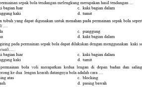 Contoh Soal Penjaskes Kelas 9 Semester 1 Beserta Jawabannya Jawaban Pelajaran