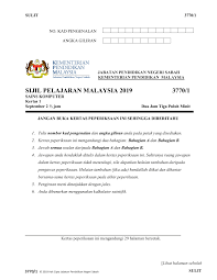 29 Sains Komputer Trial Spm Jpn Sabah 2019 Soalan Membalik Buku Halaman 1 29 Anyflip