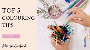 I can't possibly wait weeks! #johanna basford #coloring books for adults #secret garden coloring book. Johanna Basford My Top 5 Colouring Tips Youtube