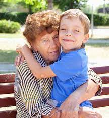 Grandmother With Grandchild Old Woman With Grandson Stock Photo Picture And Royalty Free Image Image 13668109