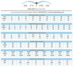Sizing Charts Dapple Eq