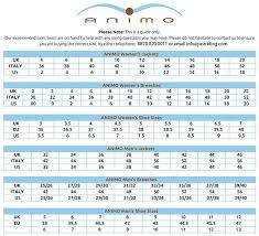 Sizing Charts Dapple Eq