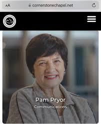 V 🟧🏳️‍🌈🏳️‍⚧️ على X: "Pam Pryor, a comms director, who has improved  Trump's and Palin's Christian outreach has been hired by Cornerstone Chapel  whose Pastor Hamrick states he "wants a government of
