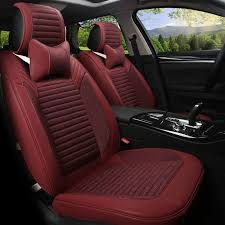 Linen Flax Leather Seat Covers For Kia Carens Rondo Carnival Soul Cerato Cadenza Forte 5 Sea Leather Seat Covers Leather Car Seat Covers Car Seat Cover Pattern