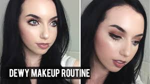 dewy skin makeup routine full