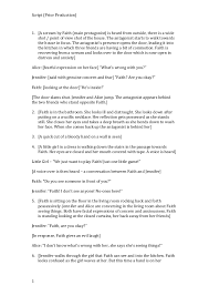 When asked about the possibility of a film continuation after scream 4, weinstein firmly denied the possibility of a fifth installment or any further continuation of the film franchise, citing the mtv television series as the right place for the franchise to find new life. Horror Movie Trailer Script