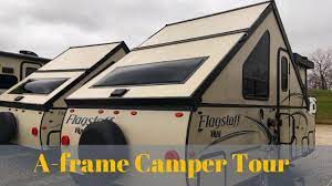 Forest river a frame camper. Forest River Travel Trailer A Frame Camper Tour 2018 Flagstaff 21tbhw Youtube