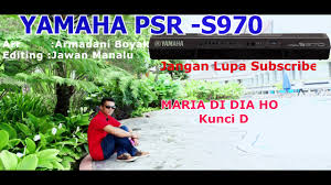 Sabtu, 25 januari 2020 12:20. Maria Di Dia Ho Kuci D Karaoke Batak Versi Keyboard By Manalu Studio Jm Smart