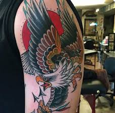 American bald eagle tattoo on leg. 90 Bald Eagle Tattoo Designs For Men American Eagle Tattoos