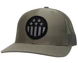 Amazon Com Wue American Trucker Hat For Men With Tactical Patch Military Green Clothing Mens Trucker Hat Trucker Hat Hats