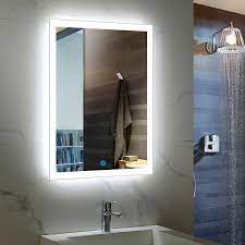 Bathroom mirrors with light are more than just luxuries. Ivy Bronx Albie Modern Contemporary Lighted Bathroom Vanity Mirror Reviews Wayfair