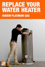 Rheem Performance Platinum 38 Gal Tall 12 Year 40 000 Btu Natural Gas Energy Star Tank Water Heater Xg40t12dm40u0 The Home Depot Water Heater Natural Gas Water Heater Water Heater Maintenance