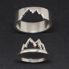 If a style is your priority, then 100s tungsten rings will far ahead then many other rings. Silver Mountain Couple Ring For Men And Women Mountain Promise Ring His And Her Ring Alternative In 2020 Rings For Men Matching Rings Diamond Cluster Engagement Ring