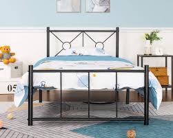 20 cool headboards for your bed. Alecono 3ft Metal Bed Frame Single Bed Frame For Children Reinforced Metal Platform Bed Frame With Headboard Black For Children Bed Frame Buy Online In Macau At Macau Desertcart Com Productid 207578115