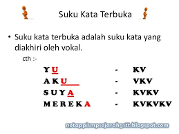 Tertutup apabila vokal 'a' diapit oleh dua konsonan dilihat telah membantu. Suku Kata Terbuka Tertutup Linkedin Profile Presentation Education