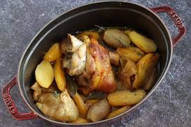Jambonneau Roti A L Ail Par Staub Recette Recette Jambonneau Recette Cocotte En Fonte Roti
