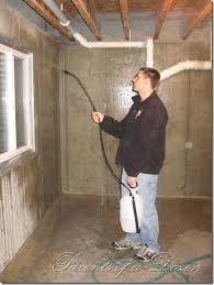 Mop the floor in small sections. Parents Of A Dozen Painting An Unfinished Basement Unfinished Basement Diy Basement Basement Makeover