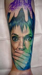 Started my buddy @chipfingers Beetlejuice sleeve yesterday with Lydia!  Can’t wait to share the entire sleeve design! More