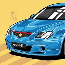Maybe you would like to learn more about one of these? New The 10 Best Art Ideas Today With Pictures Proton Gen 2 Proton Protongen2 Automotive Auto Car Illustration Automotive Illustration Automotive Art