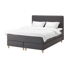 Dunvik Lit Sommier Hovag Ferme Tuddal Gris Fonce Ikea Suisse Boxspringbett Bett Ideen Hausmobel