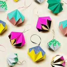 How to make origami place cards. How To Make Origami Christmas Baubles Paperchase Blog
