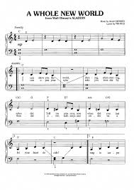 A Whole New World Big Note Pianomusic A Whole New World Big Note Sheet Music Preview Page Clarinet Sheet Music Trumpet Sheet Music Piano Sheet Music Free