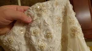 A lace wedding dress with sleeves will also help display the beauty and intricacy of the lace pattern itself. I Washed My Wedding Dress In The Washing Machine Youtube