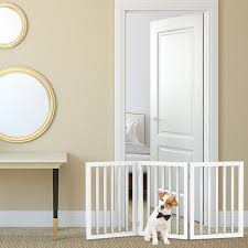 Wood Free Standing Pet Gate