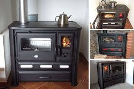Kochen Backen Heizen Mit Diesem Herd Ist Alles Moglich6 Kw Nennleistungleistungsbereich 3 Kw Bis 8 Kwgrosse Edelstahl Back In 2020 Heizofen Antiker Herd Kaminofen