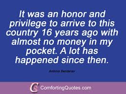 Famous Sayings From Antonio Banderas | ComfortingQuotes.com via Relatably.com