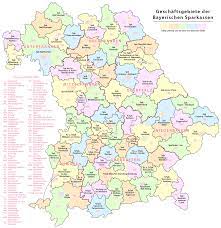 Bayern südöstlichstes bundesland von deutschland. Datei Geschaftsgebiete Der Bayerischen Sparkassen Karte Png Wikipedia