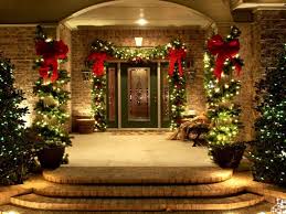 Cool Modern Outdoor Terrace Christmas Decoration Style With Wall M Outside Christmas Decorations Decorating With Christmas Lights Outdoor Christmas Decorations