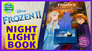 New Frozen 2 Book With Night Light Youtube
