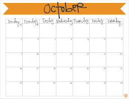 October 2016 Calendar Free Printable Free Calendar Template Free Calendars To Print Calendar Template