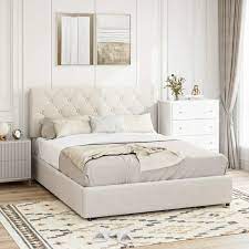 Homfa Full Size 4 Storage Drawers Bed