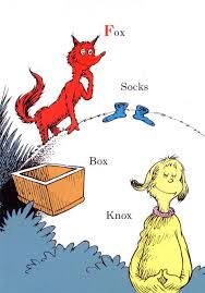Fox In Sox 9 X 12 Lithograph 2000 Dr Seuss Books List Seuss Dr Seuss Day