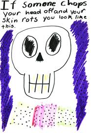 Yesterday i posted a cute unicorn so i figured i'd paint a unicorn a bit differently. Kids Draw Weird Shit But It Doesn T Make Them Murderers