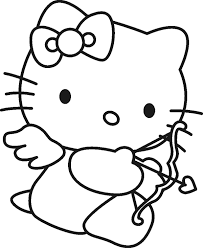 You can use our amazing online tool to color and edit the following hello kitty valentines day coloring pages. Hello Kitty Valentine Coloring Pages Coloring Home