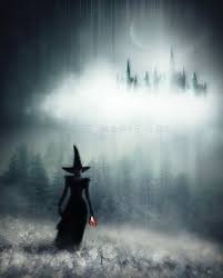 Witch Lover Gift Mystical Art Halloween Art Witch Print Creepy Art Gift For Her Wizard Of Oz Gift Dark Art Unframed Witch Art Creepy Art Magical Art